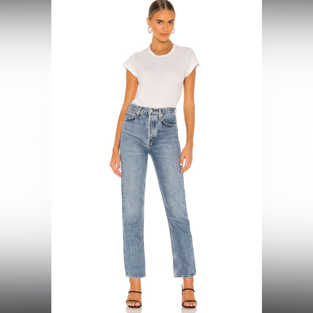 Agolde 90s Pinch Waist Jean size 25 in color Navigate